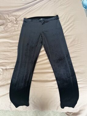 NWT Karl Lagerfeld Black Velvet Pants